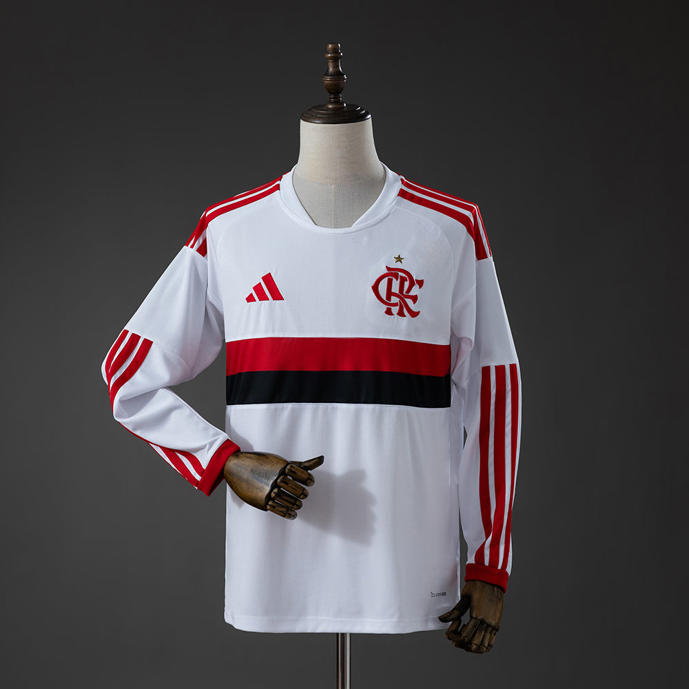 Flamengo Away Jersey 2026-2027 Long Sleeves Football Kit Soccer Shirt