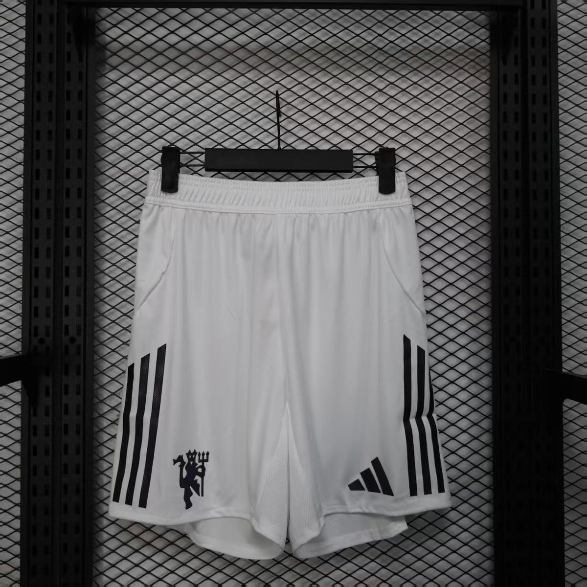 Player Version Manchester United Shorts 25/26 White Football Kit Soccer Shorts