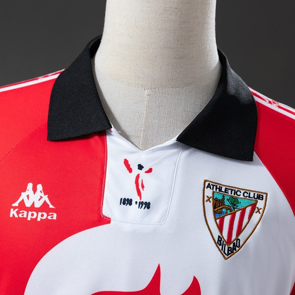 Athletic Bilbao Jersey 1997-98 Home Retro Football Kit