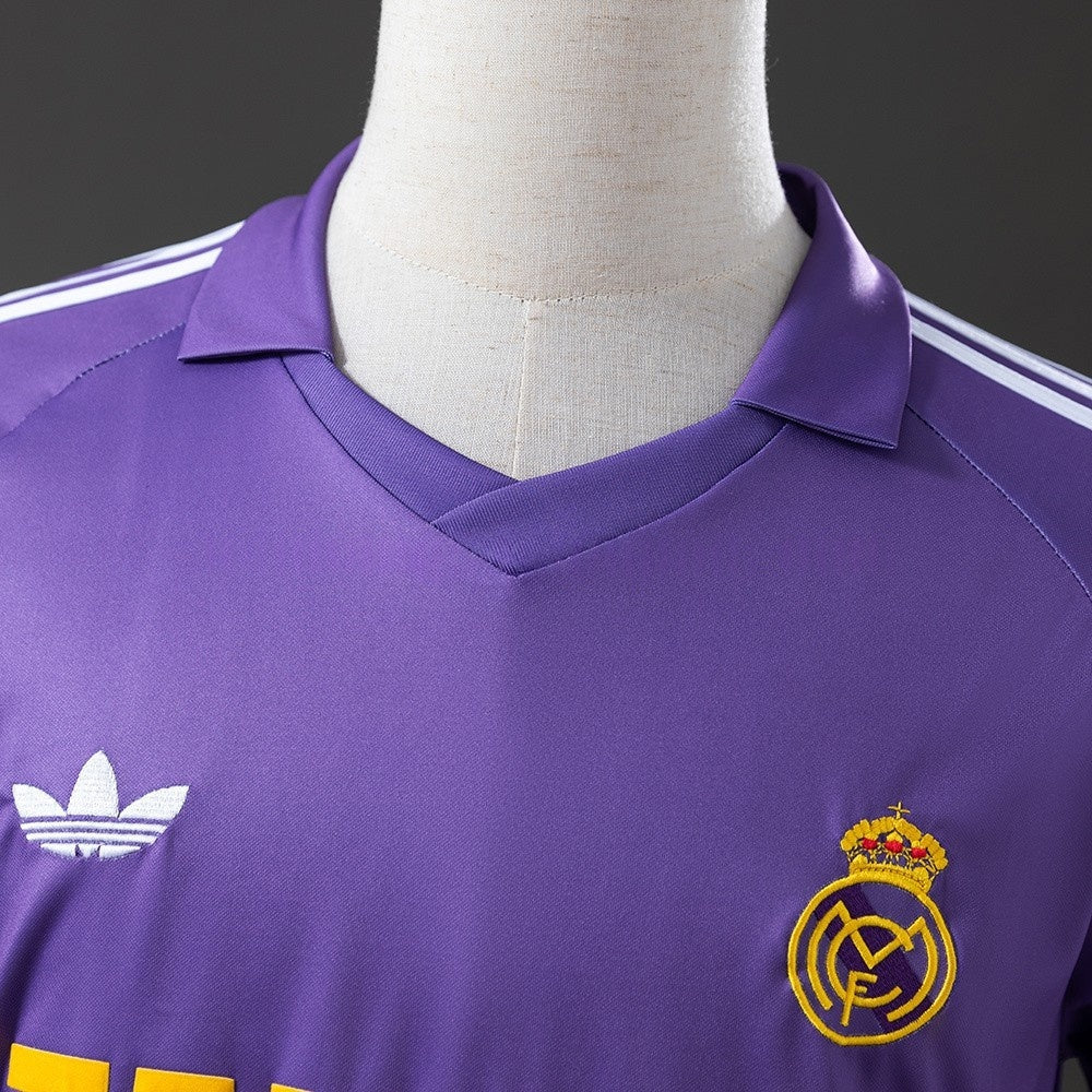 Real Madrid Jersey 1984-85 Away Retro Football Kit