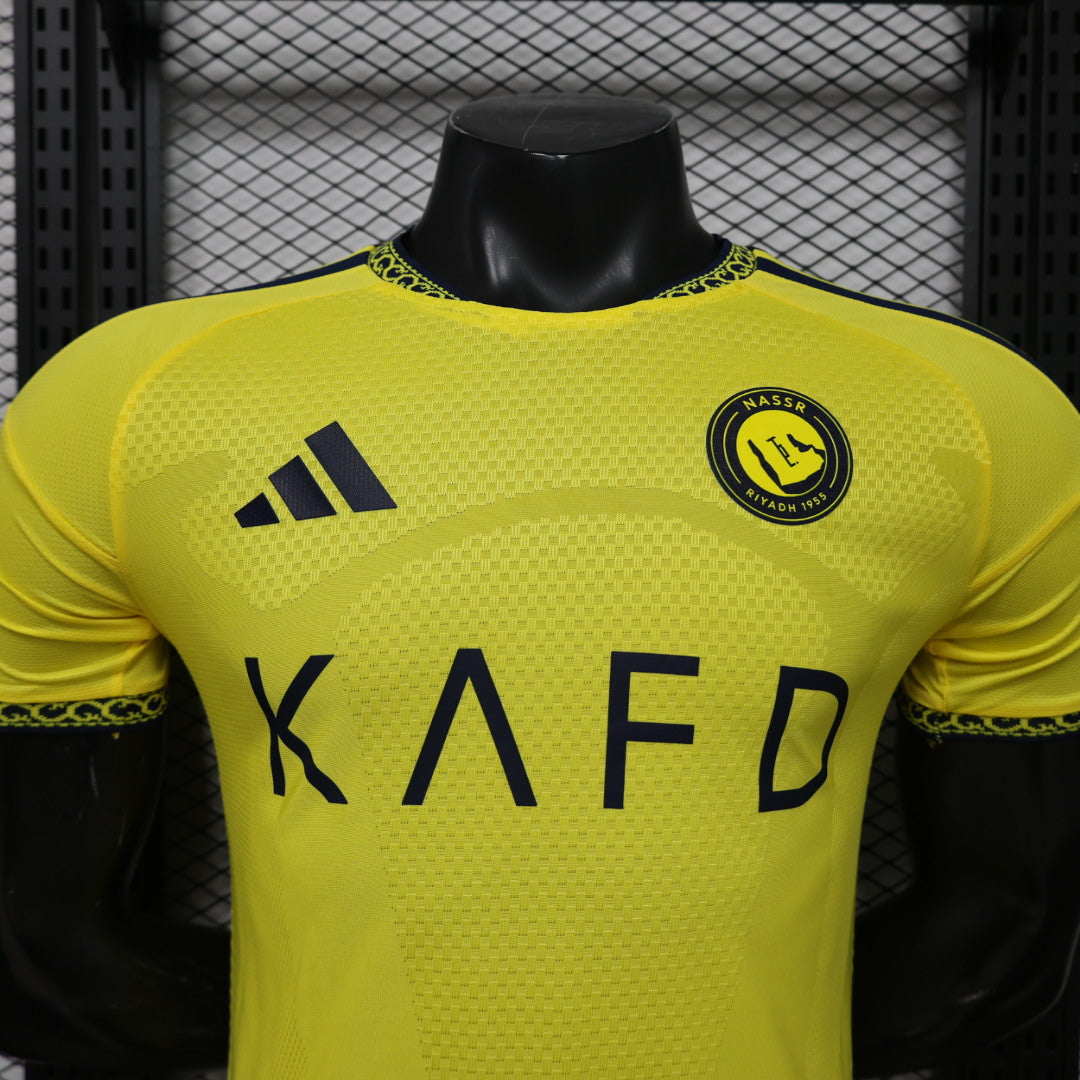 Player Version Al-Nassr Riyadh Home Jersey 2026-2027 Ronaldo Football Kit Soccer Shirt