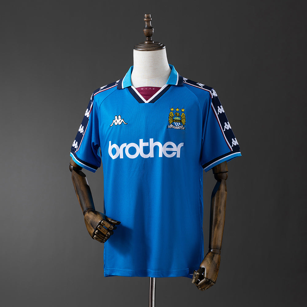 Manchester City Jersey 1997-99 Home Retro Football Kit