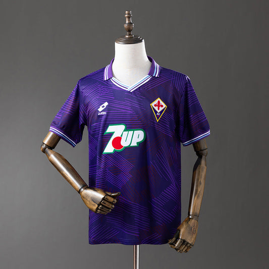 Fiorentina Jersey 1992-93 Home Retro Football Kit