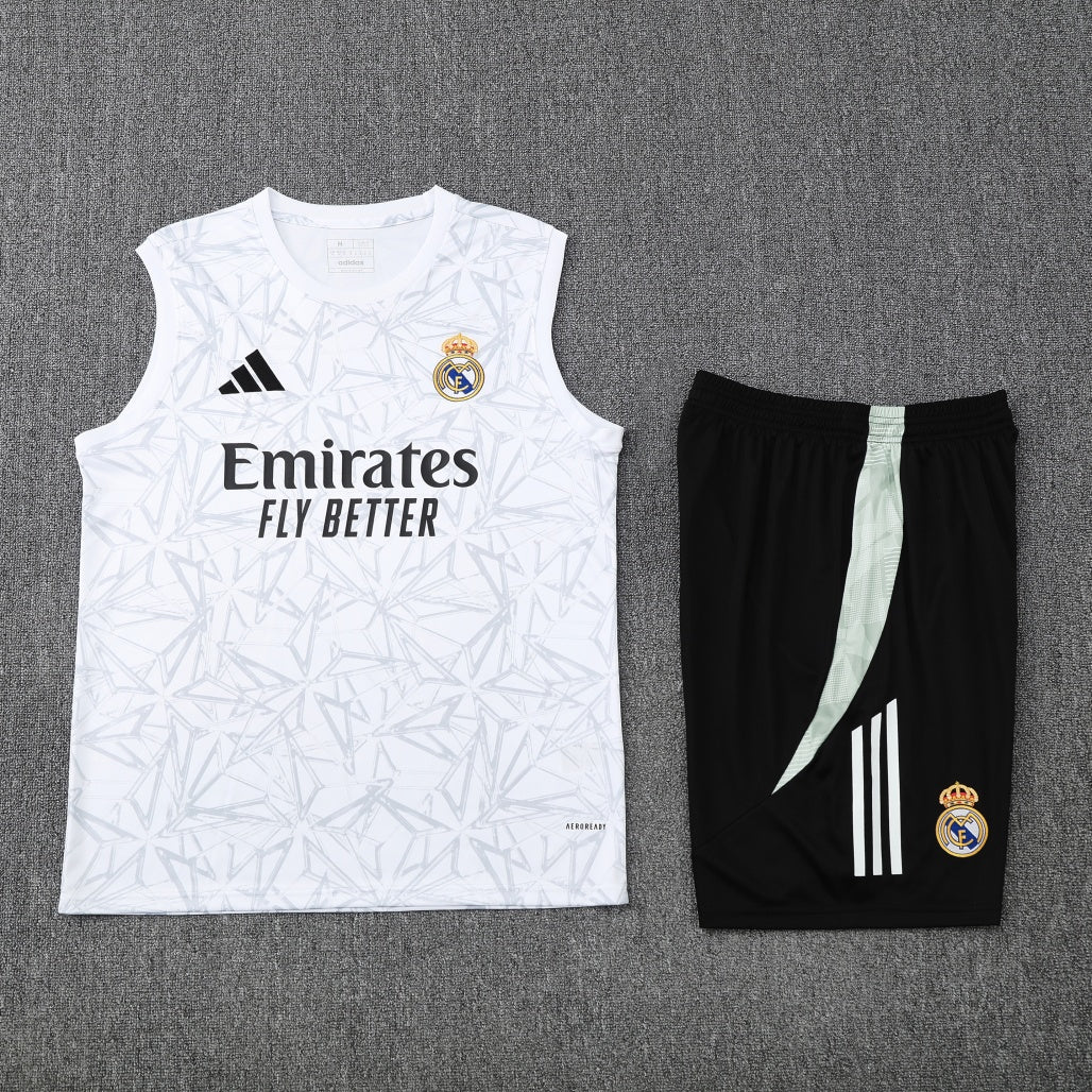 Real Madrid Vest Set Training Tracksuits 25/26 Football Kit Soccer Jersey
