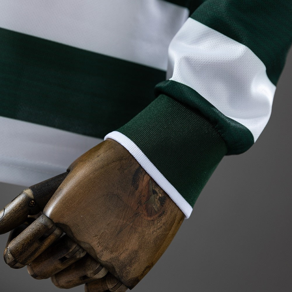 Sporting CP Jersey 2001/03 Home Retro Football Kit Long Sleeves