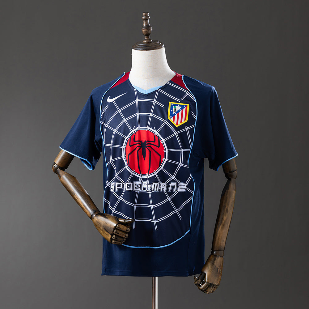 Atletico Madrid Jersey 2004-05 Away Retro Football Kit
