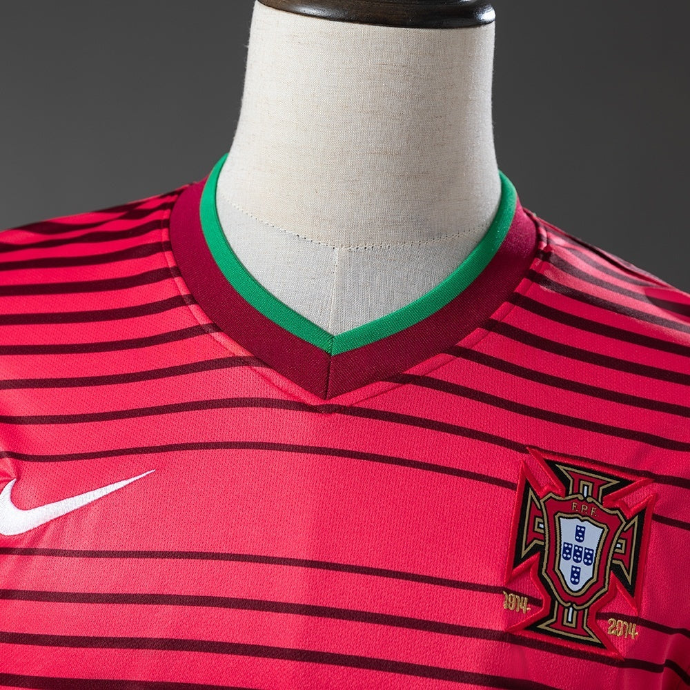 Portugal Home Jersey 2014 Retro Football Kit Soccer Shirt