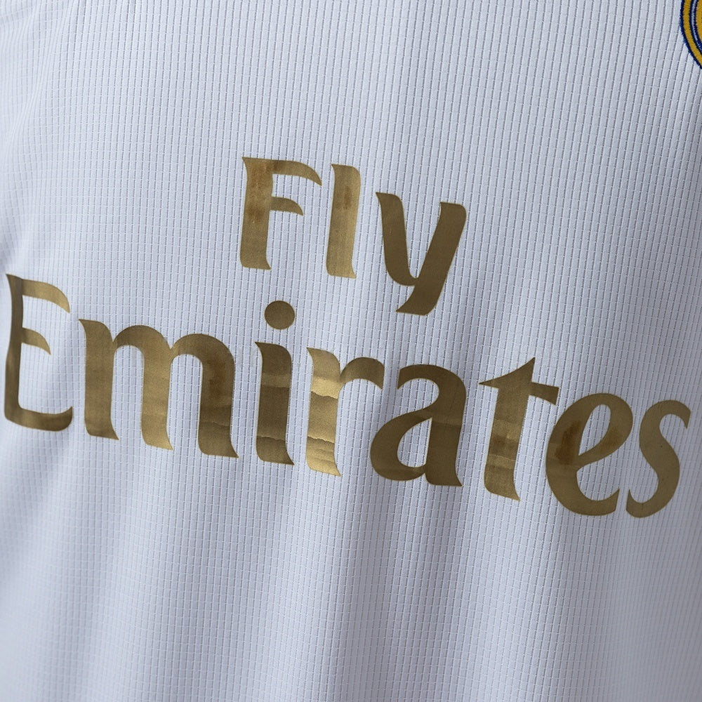 Real Madrid Home Jersey 2019-20 Retro Football Kit Soccer Shirt