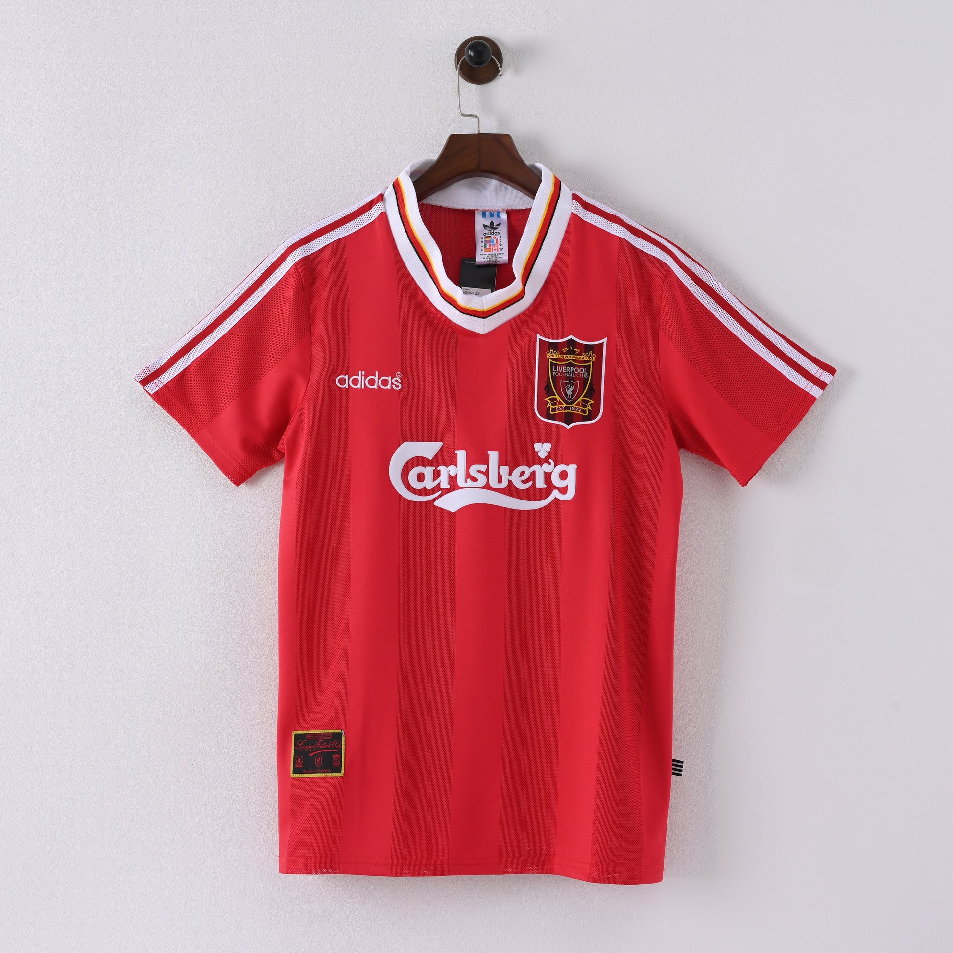 Retro Liverpool Home Jersey 1995 1996 Football Kit Soccer shirt