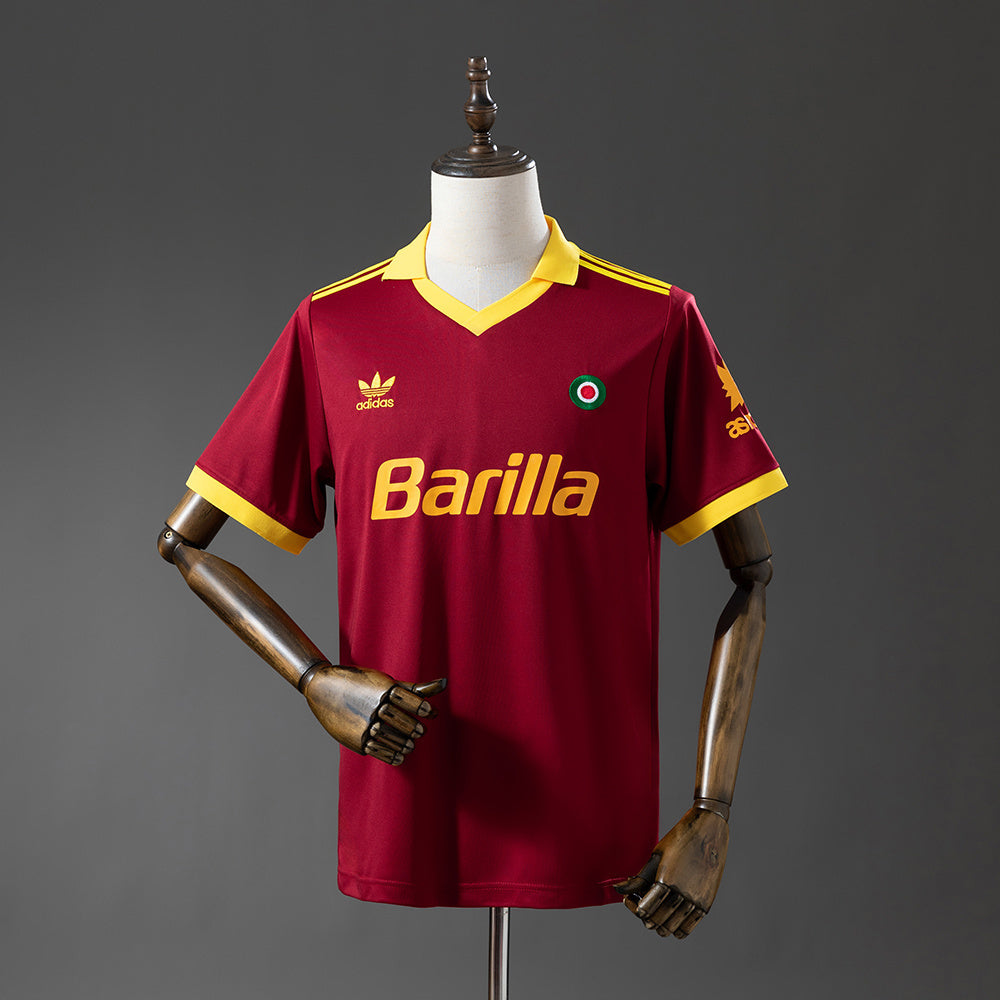 Rome Jersey 1991-92 Home Retro Football Kit