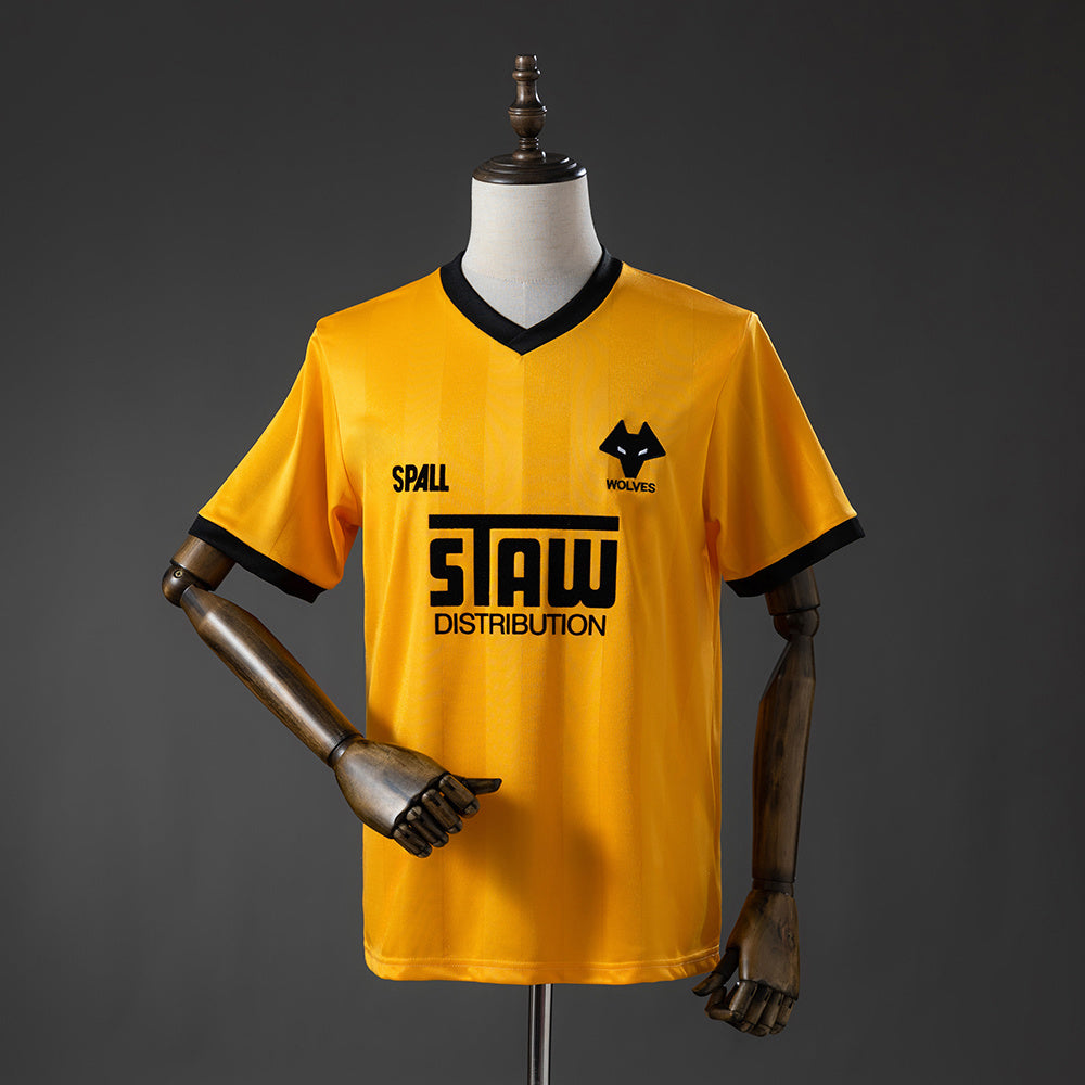 Wolves Home Jersey 1986-1987 Retro Football Kit Soccer Shirt
