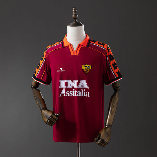 Rome Jersey 1998-99 Home Retro Football Kit