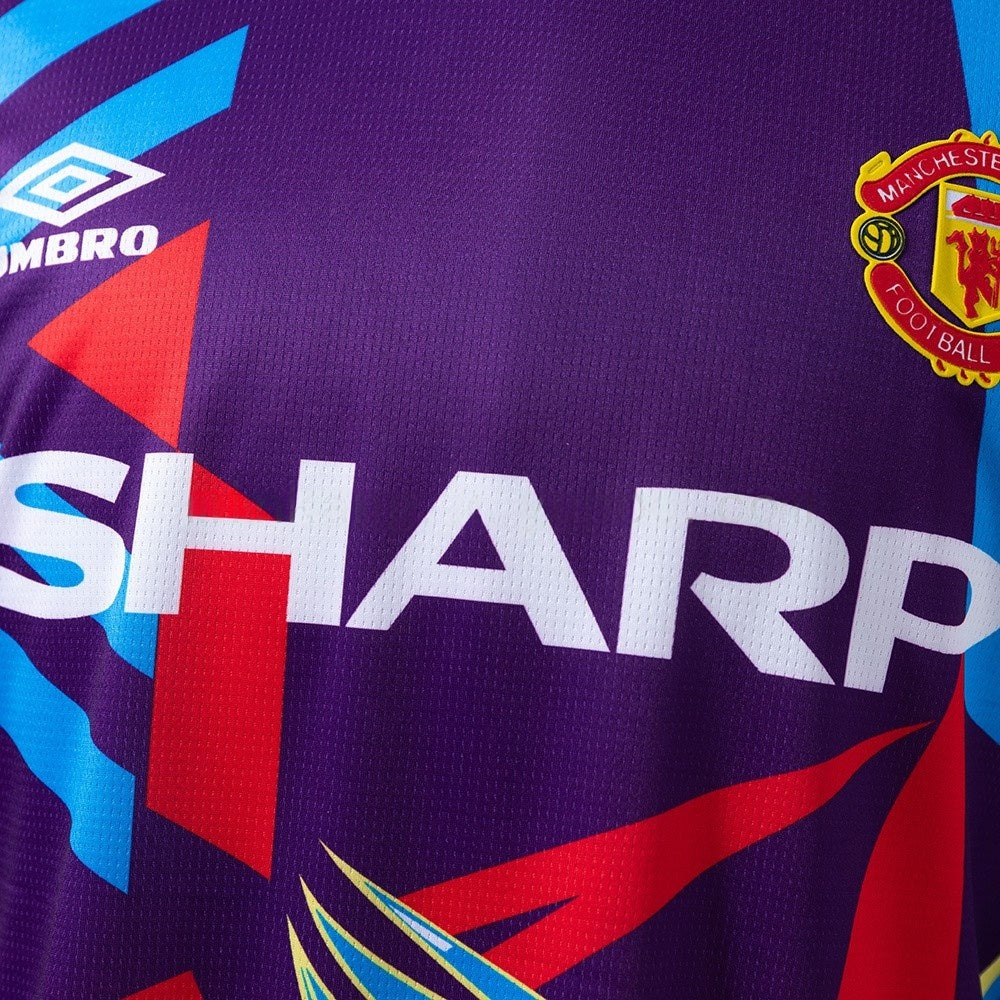 Manchester United Jersey 1992-94 Goalkeeper Retro Football Kit Long Sleeves