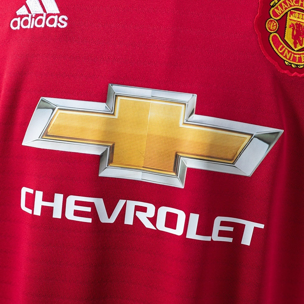 Manchester United Home Jersey 2018/19 Retro Long Sleeves Football Kit Soccer Shirt