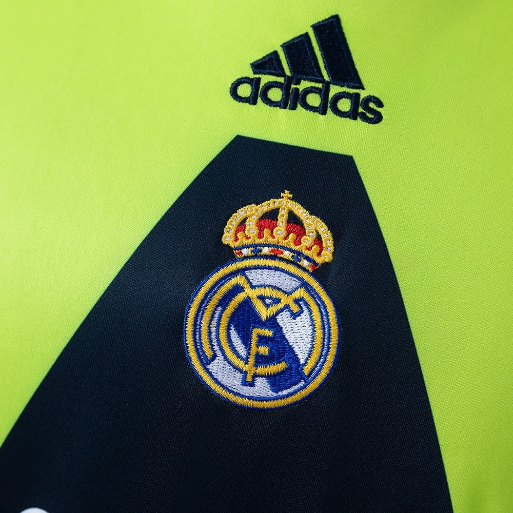 Real Madrid GK Jersey 1999-2000 Long Sleeves Retro Football Kit Soccer Shirt