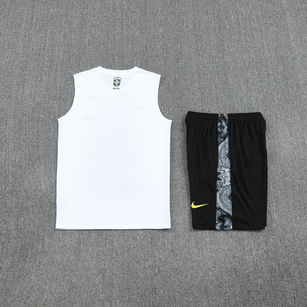 Brazil Vest Set Training Tracksuits 25/26 Football Kit Soccer Jersey