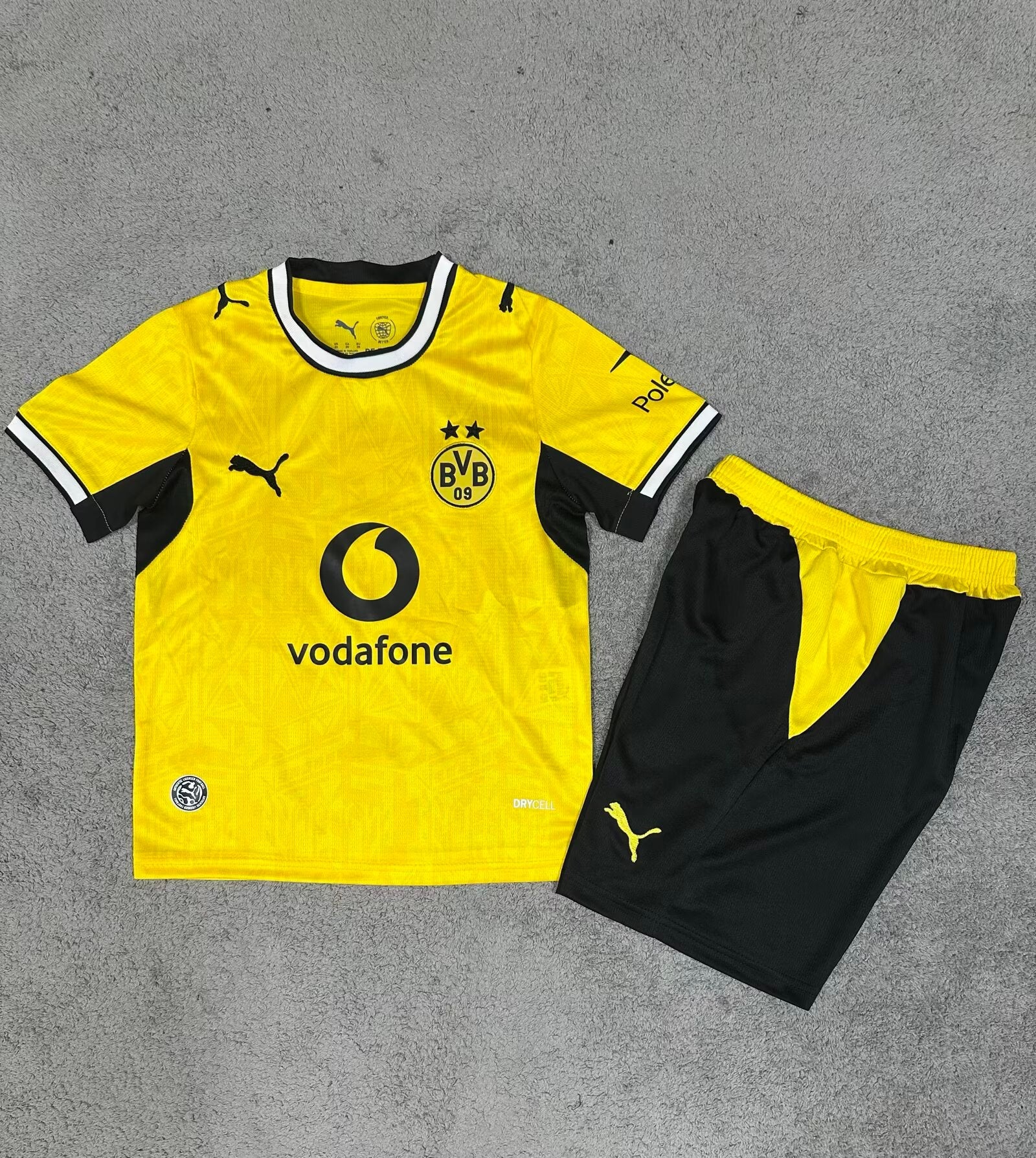 Kids Dortmund Home Jersey 2026-2027 Football Kit Soccer Shirt