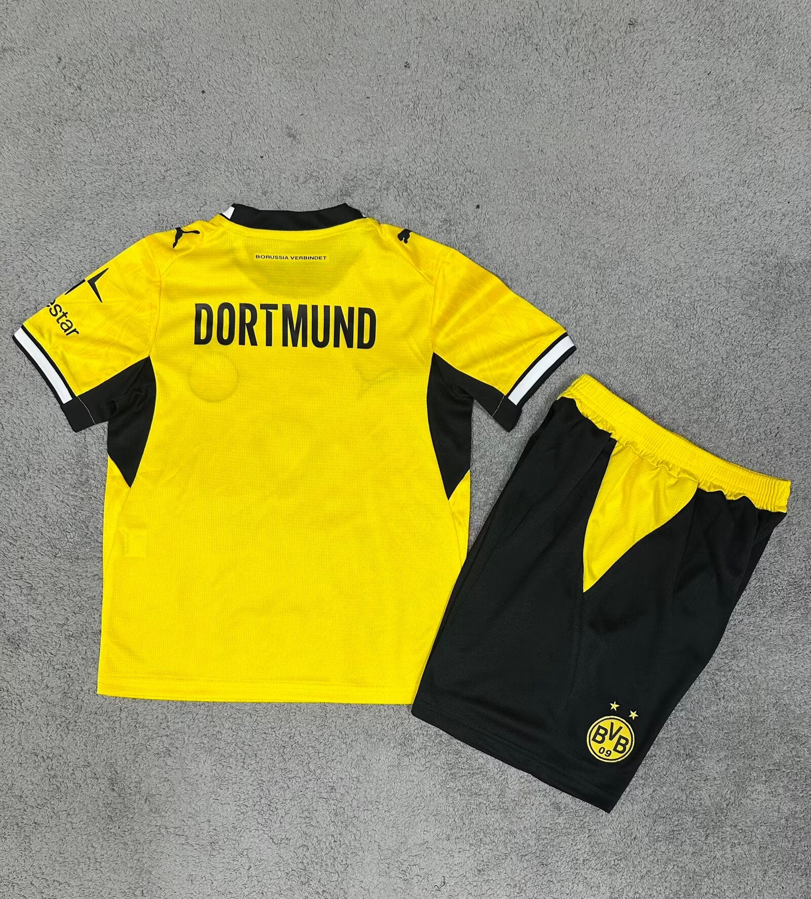 Kids Dortmund Home Jersey 2026-2027 Football Kit Soccer Shirt