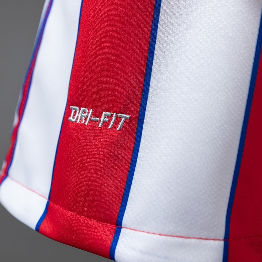 Atletico Madrid Home Jersey 2011-12 Retro Football Kit Soccer Shirt