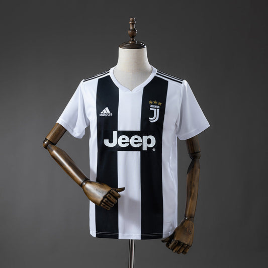 Juventus Home Jersey 2018-19 Retro Football Kit Soccer Shirt