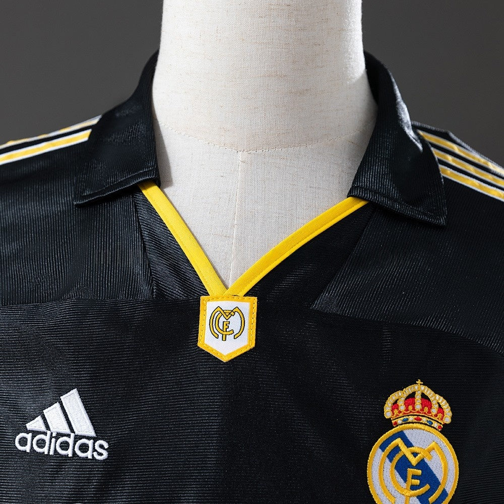 Real Madrid Jersey 1998-00 Away Retro Kit Long Sleeves