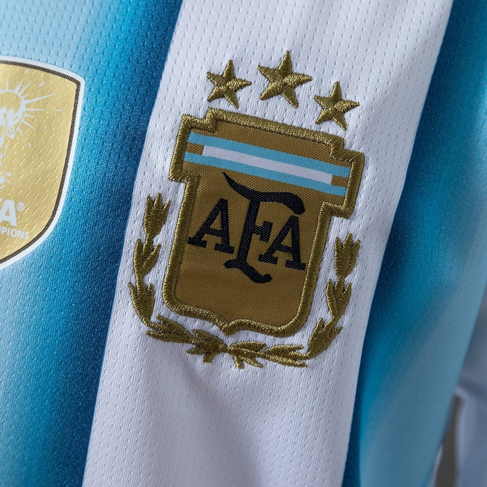 Kids Argentina Home Jersey 2026 World Cup Football Kit Soccer Shirt