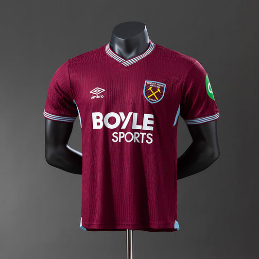 West Ham United Jersey 25/26 Home Football Kit Player Version