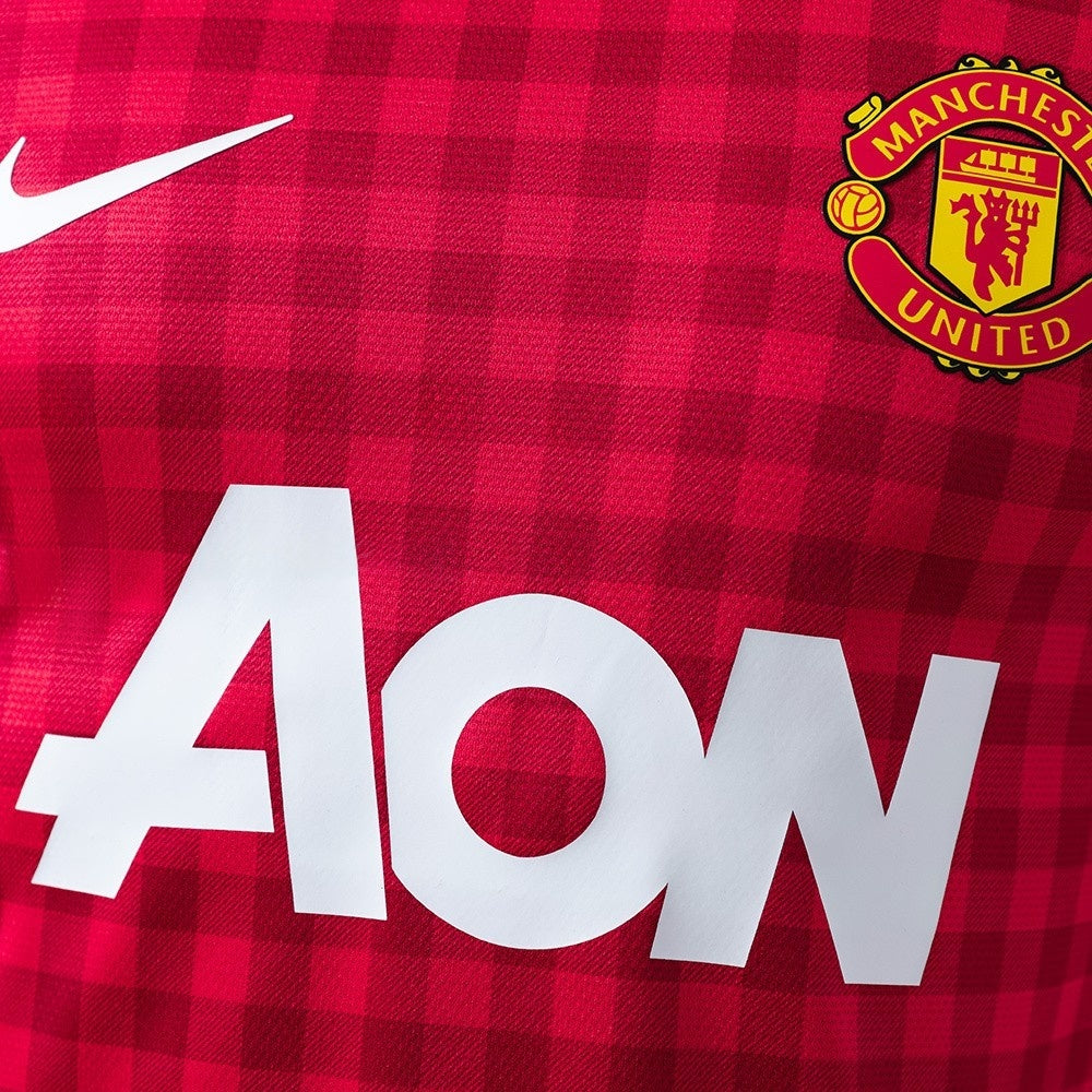 Manchester United Jersey 2012/13 Home Retro Football Kit Player Version