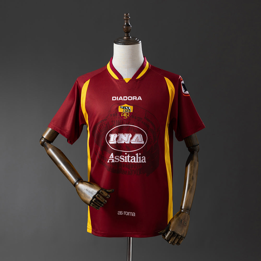 Rome Jersey 1997-98 Home Retro Football Kit