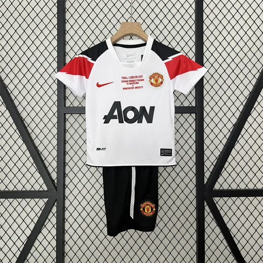 Retro Kids Manchester United Away Jersey 10/11