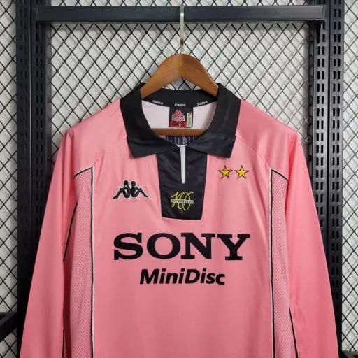 Juventus Jersey Away Kit 1997/98 Retro Long Sleeves Football Jersey Soccer Shirt