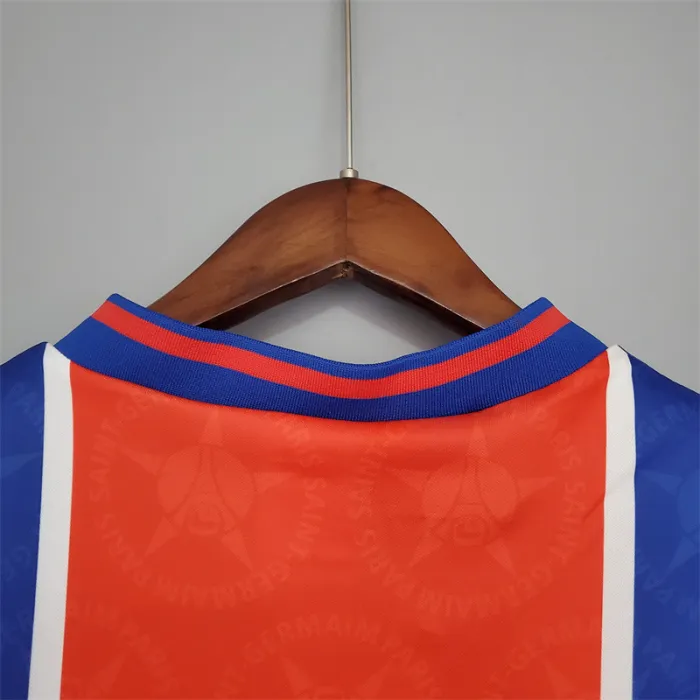 Paris PSG Jersey Home kit 1995/96 Retro Football Team Soccer Shirt