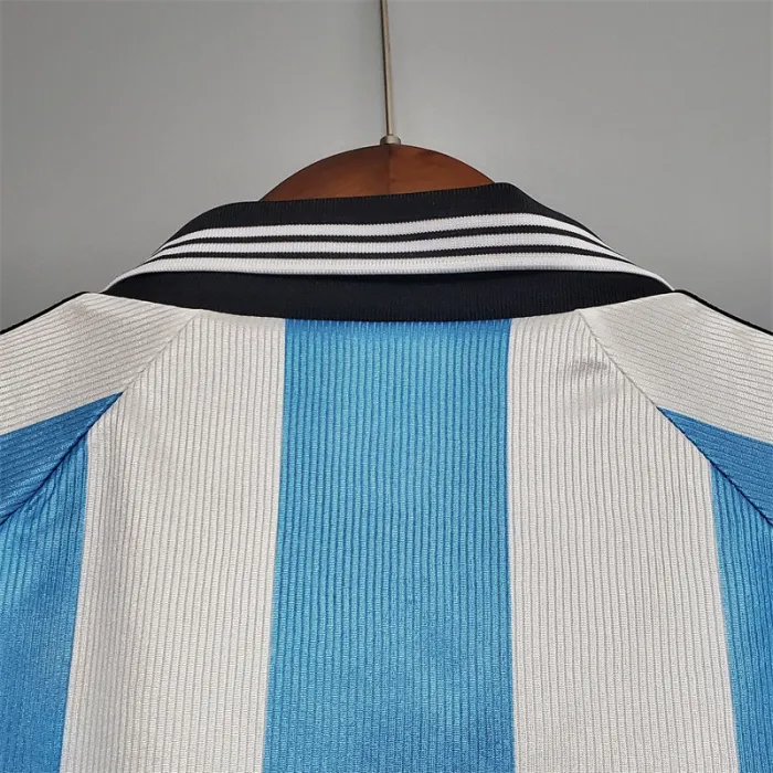 Argentina Jersey Home kit 1998 Retro Football Team Soccer Shirt