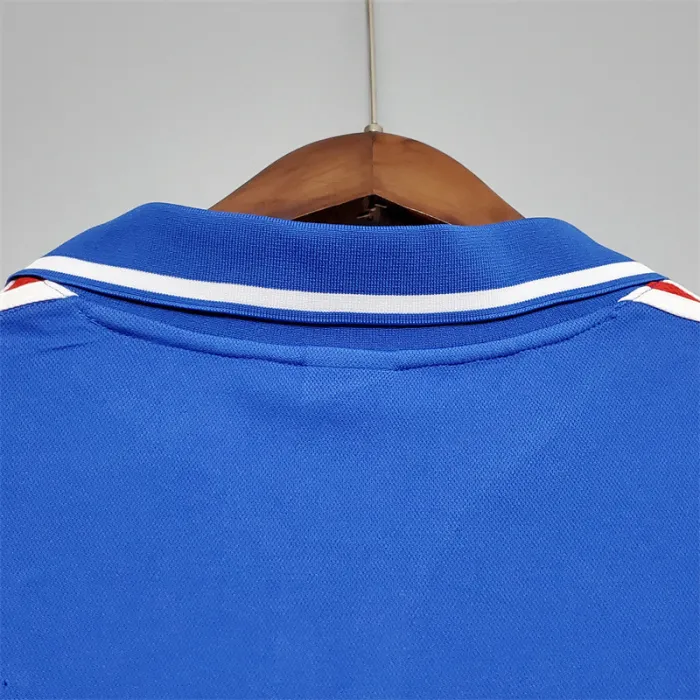France Jersey Home Kit 2000 Retro Football Team Soccer Shirt