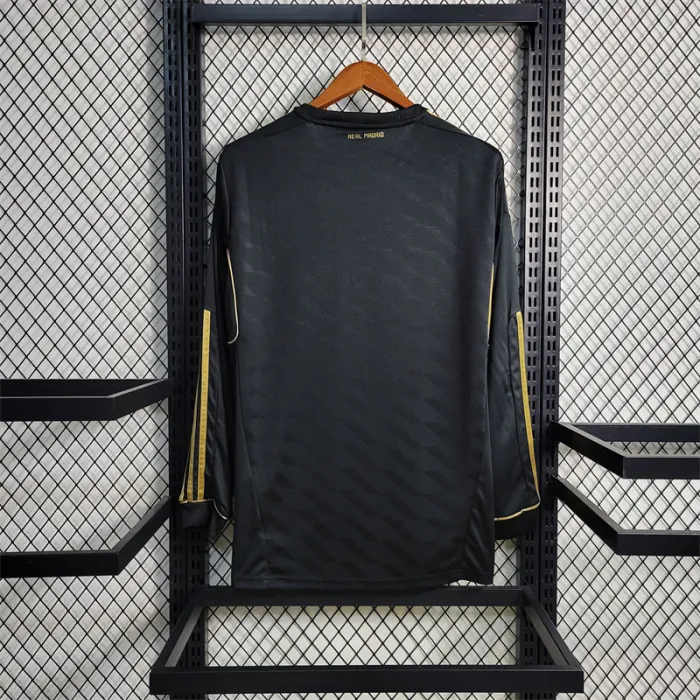 Real Madrid Jersey Away Kit 2011 2012 Retro Long Sleeves