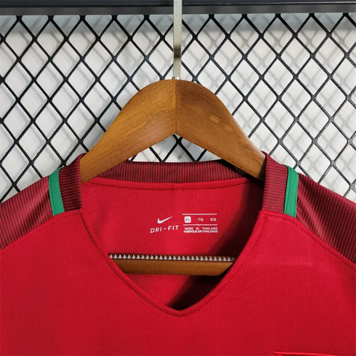 Portugal Jersey Home kit 16-17 Retro Long Sleeves