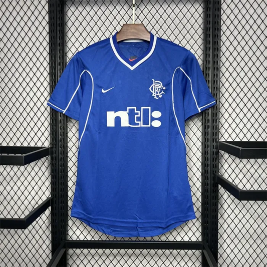 Retro Rangers Home Kit 1999 2001 Football Jersey