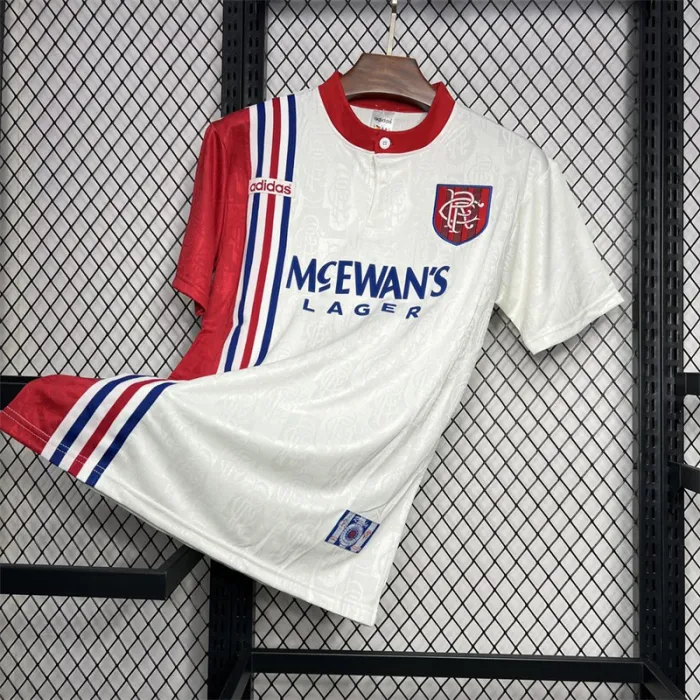 Retro Rangers Away Kit 1996 1997 Football Jersey