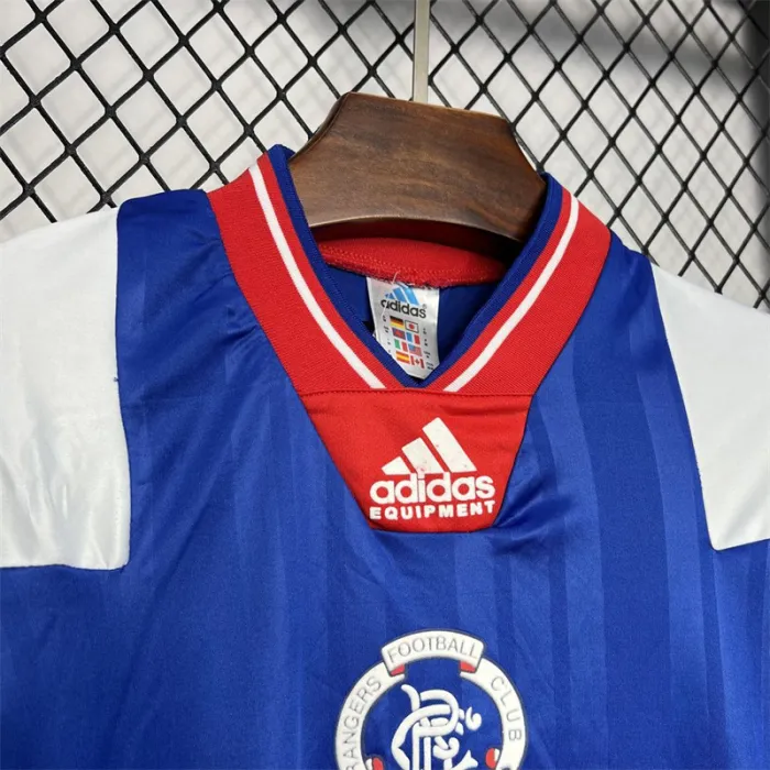 Retro Rangers Home Kit 1992 1994 Football Jersey