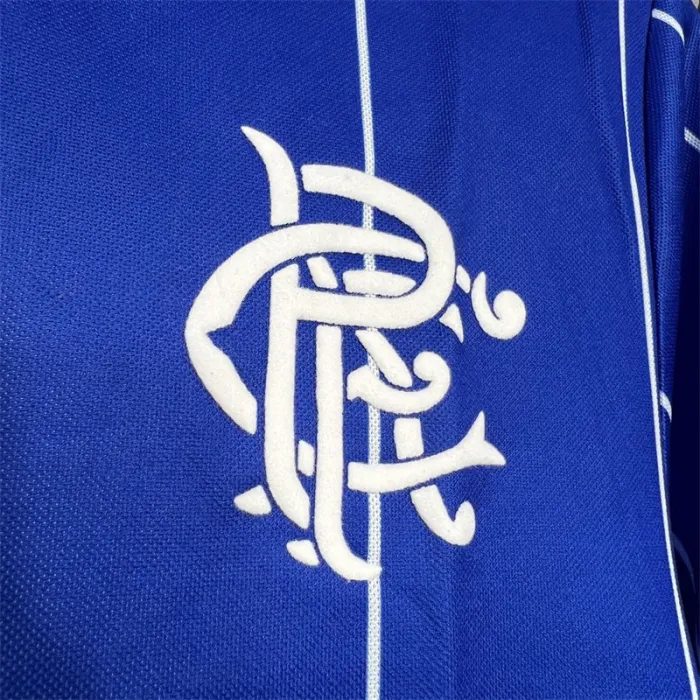 Retro Rangers Home Kit 1982 1984 Football Jersey