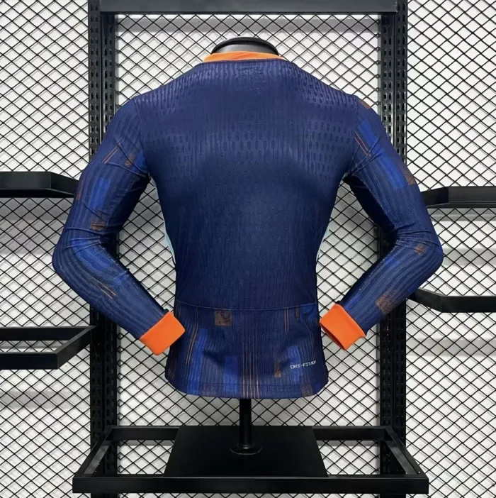 Player Version Netherlands Away Jersey 24/25 Euro Cup 2024 Football Kit long sleeve