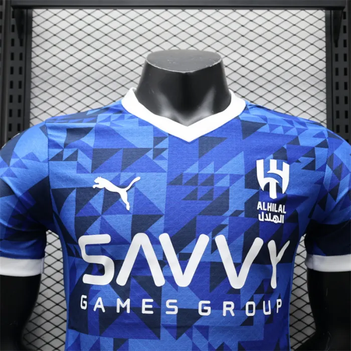 Player Version Al-Hilal Riyadh Home Jersey 24/25 Football Kit