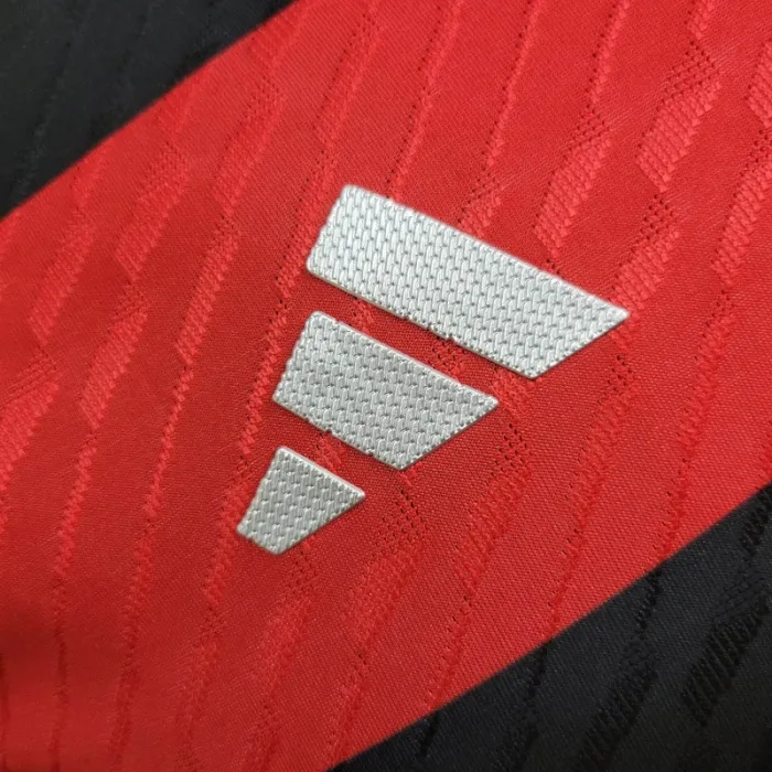 Player Flamengo Home Kit 24/25 Football Jersey long sleeve