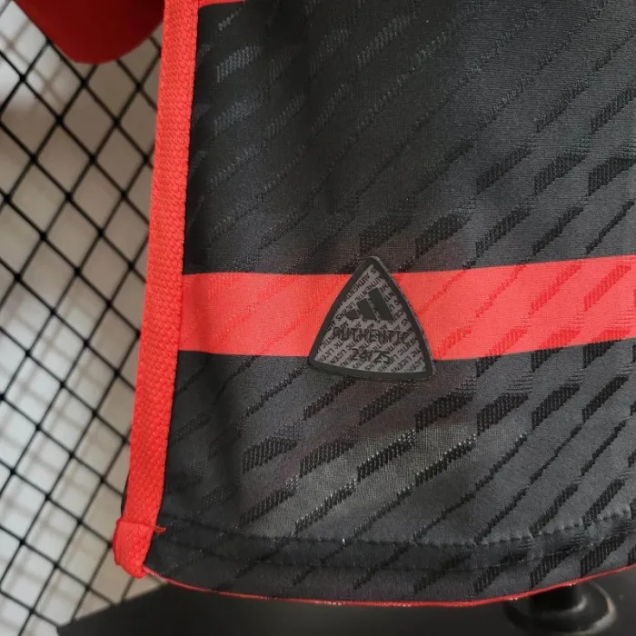 Player Flamengo Home Kit 24/25 Football Jersey long sleeve