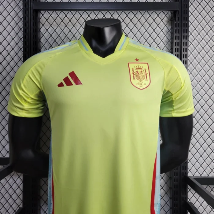 Player Spain Away Kit 24/25 Euro Cup 2024 Football Jersey