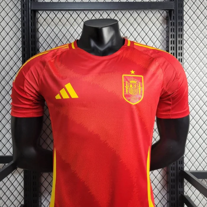 Player Spain Home Kit 24/25 Euro Cup 2024 Football Jersey
