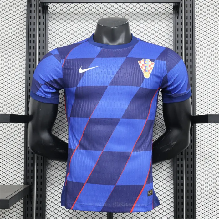 Player Croatia Away Kit 24/25 Euro Cup 2024 Football Jersey