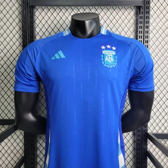 Player Argentina Away Kit 24/25 Copa America 2024 Football Jersey Messi