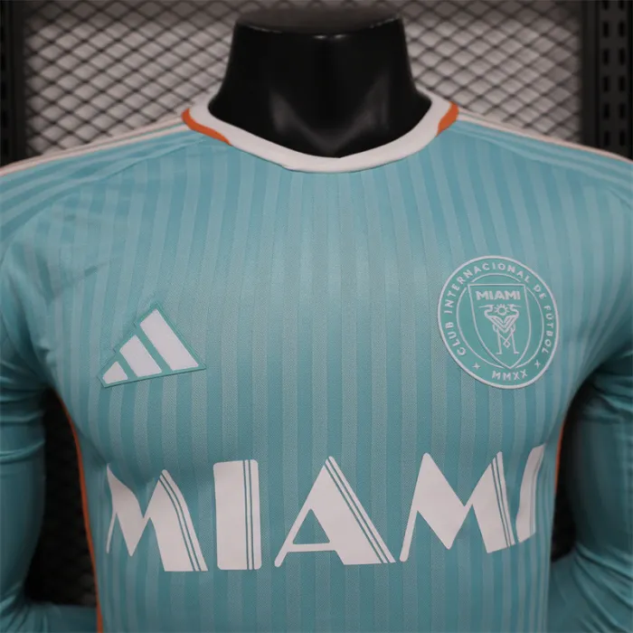 Player Inter Miami Third Kit 24/25 Messi Football Jersey Long Sleeves