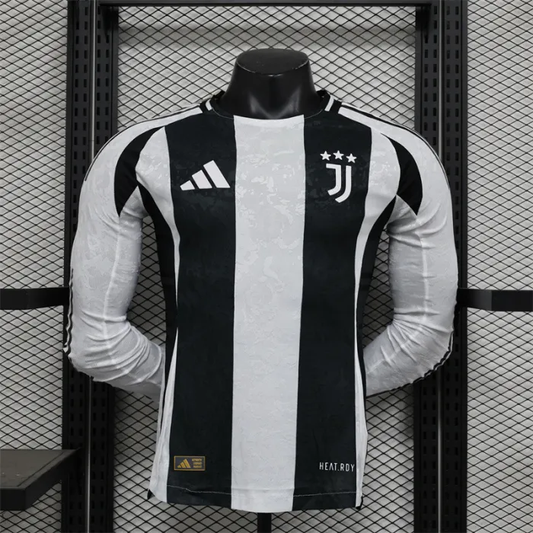 Player Version Juventus Home Jersey 24/25 Football Kit Long Sleeves